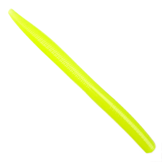 8pcs - 5" Stick Worm - Chartreuse
