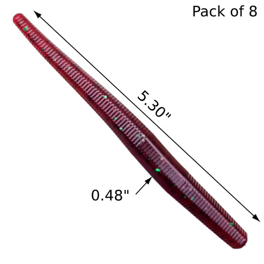 8pcs - Hex Stick - Biohazard Red