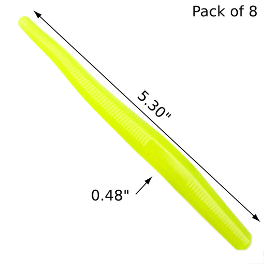 8pcs - Hex Stick - Chartreuse