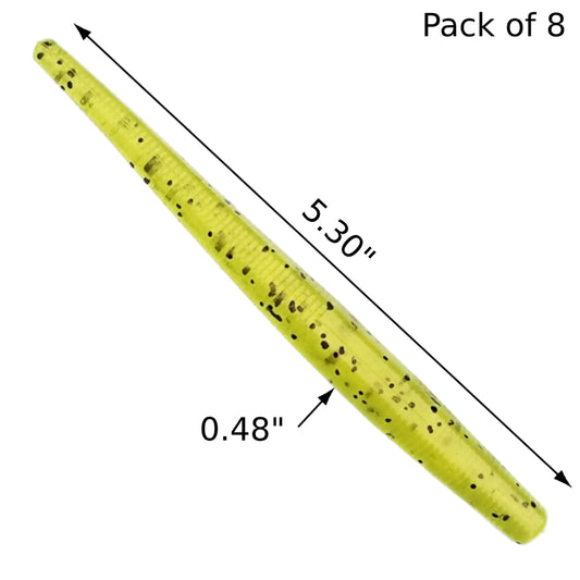 8pcs - Hex Stick - Lemon-Pepper Pearl