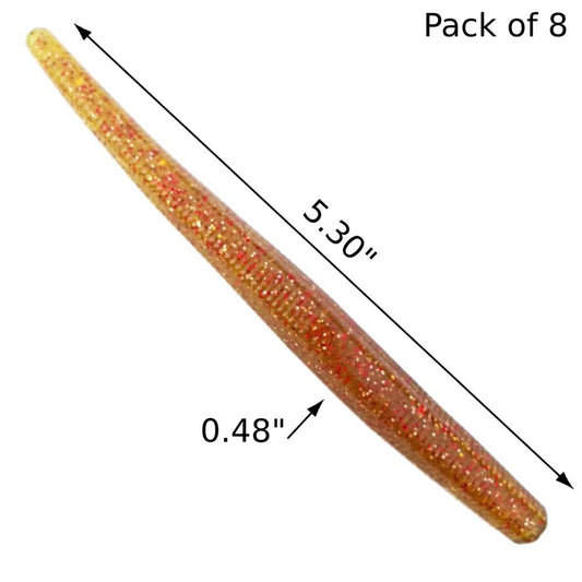 8pcs - Hex Stick - Autumn Amber