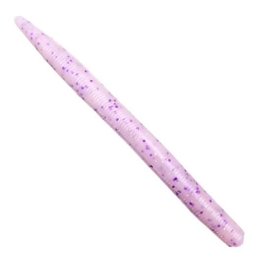 8pcs - 5" Stick Worm - Strawberry Cream