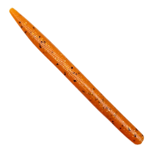 8pcs - 5" Stick Worm - Cajun Heat