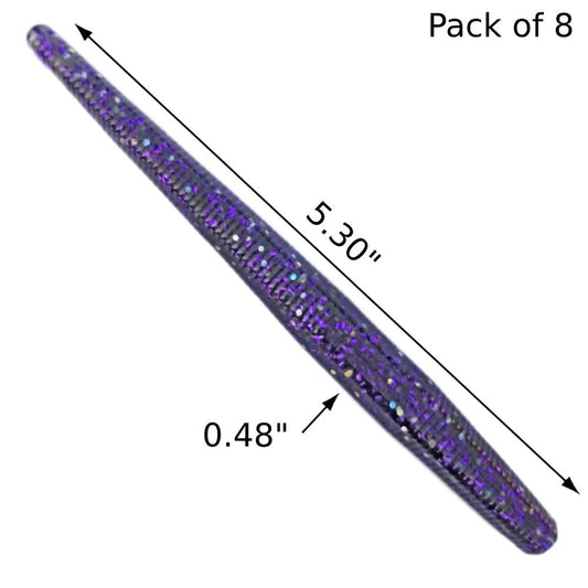 8pcs - Hex Stick - Galactic Purple